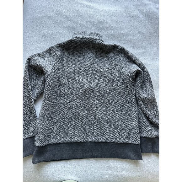 Patagonia Pullover Womens Small Woolyester Fleece Forge Gray 1/4 Zip - Picture 8 of 9